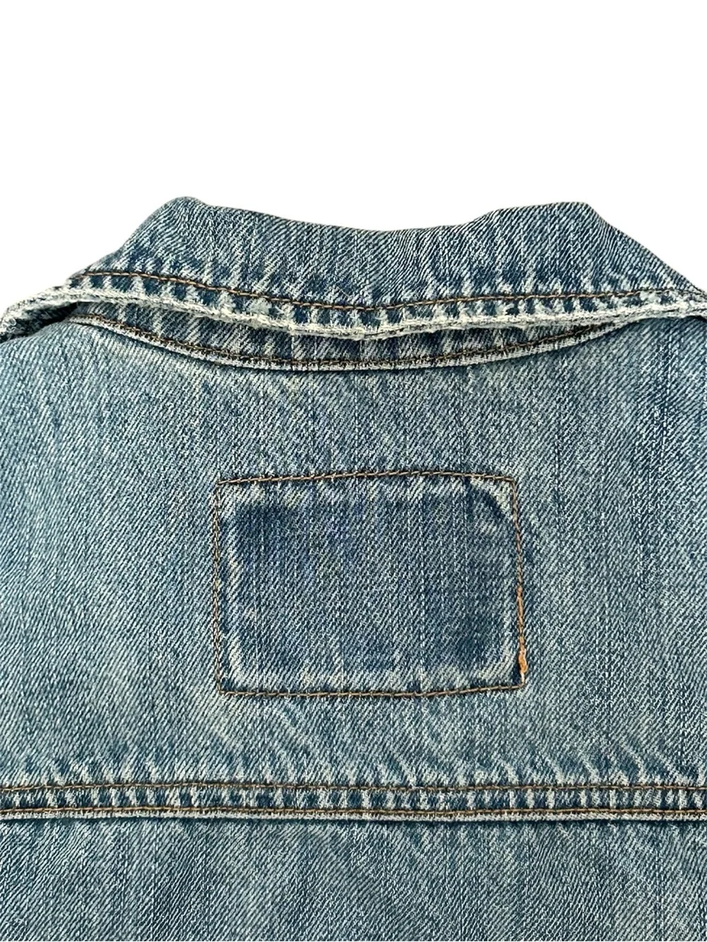 Vintage Y2K Cropped Hollister Denim Jacket Size Small